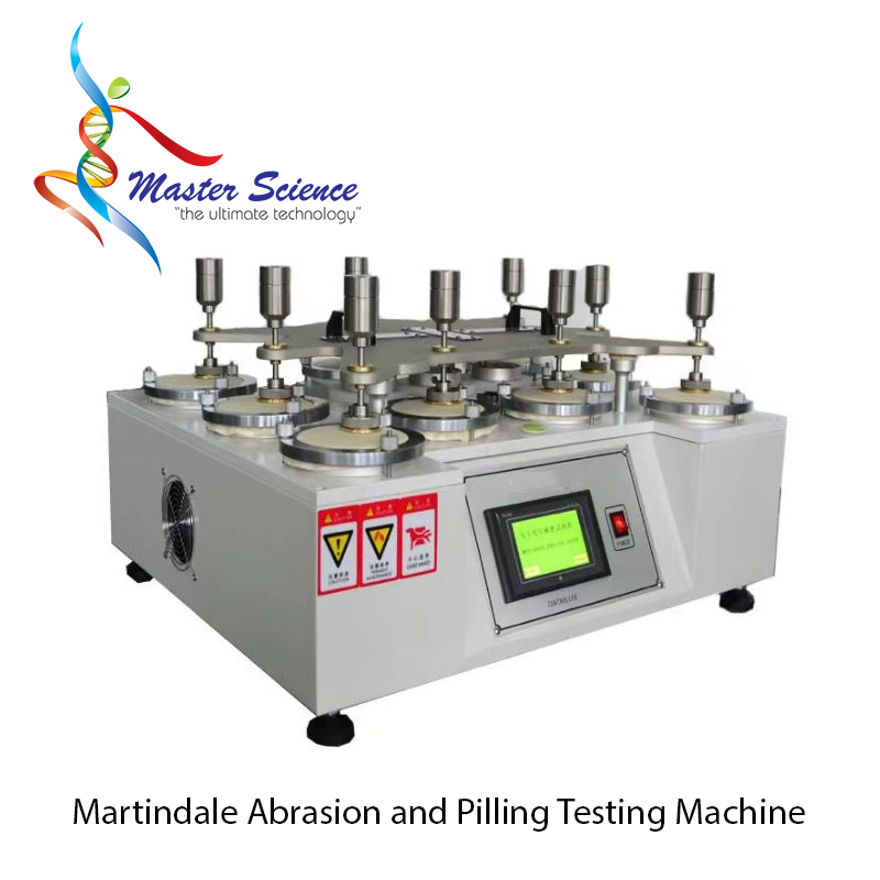 Martindale Abrasion and Pilling Testing Machine, 9 Station